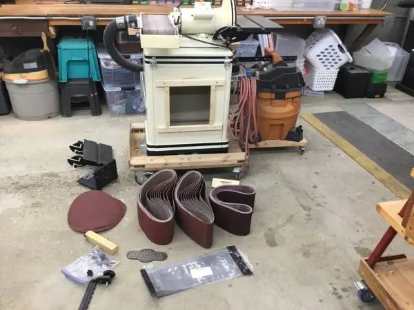Shop 6”x48” Belt Sander with 12” Disc Sander With Vac System +Plus