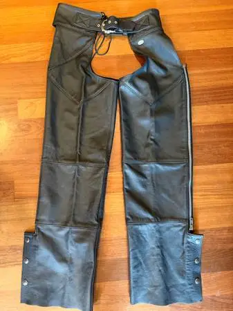 Harley Davidson Leather Chaps Brand New - Medium