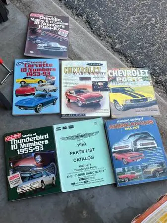 Chevy ID Numbers and Parts  $10 each great shape