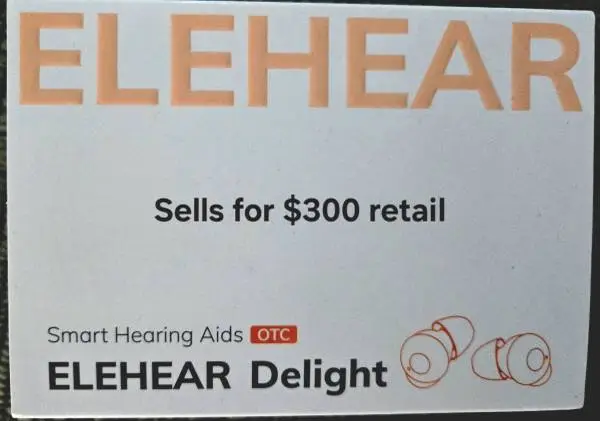 New Elehear Delight Premium Bluetooth OTC Hearing Aids