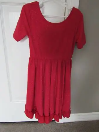 New Girls Youth 6 Red Dress