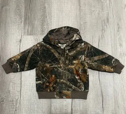 Kanati Camo Zipper Hooded Jacket Size 12m Bass Pro Shops