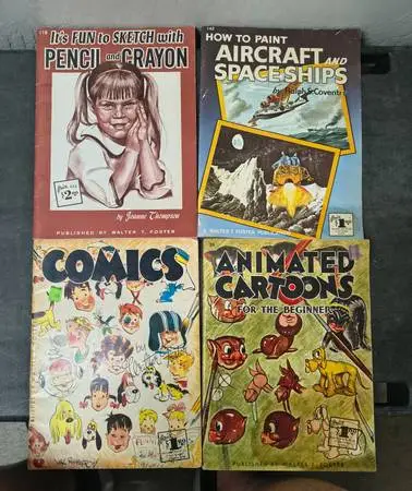 Walter Foster Vintage Art Books
