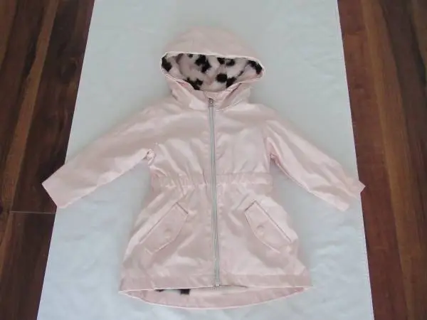 New Girls Kids 18 Months Pink Rain Jacket
