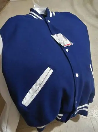 Vintage Varsity Wool and Leather Jacket- New with Tag