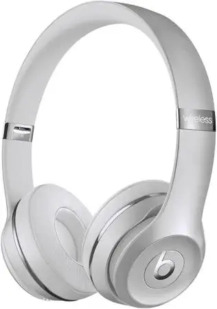 Beats Solo3 Wireless On-Ear Headphones Built-in Microphone Silver, NEW