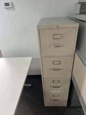HON 4-Drawer Metal Filing Cabinet – Heavy Duty Office File Cabinet