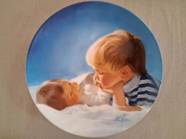 Brotherly Love Collectible Plate