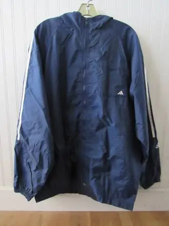Adidas Golf Jacket Blue Mens Large