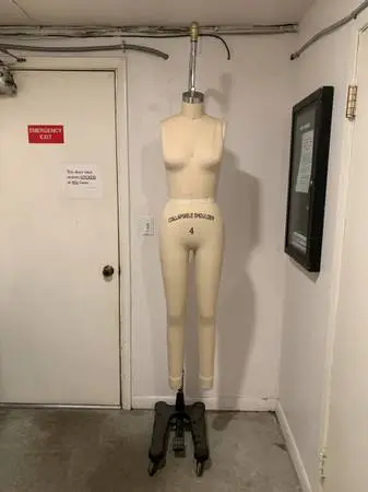 Size 4 full body dress form and stand