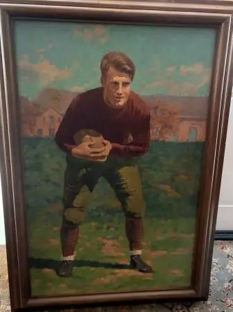 PORTRAIT OF BRONISLAU BRONKO NAGURSKI, Garnet Jex, Touchdown Club
