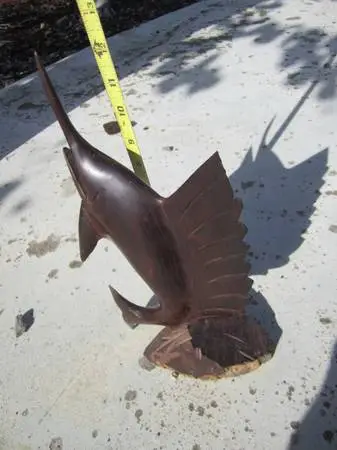 Wood Carving-Swordfish