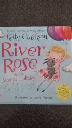 Kelly Clarkson hardback River Rose lullaby book in good used condition