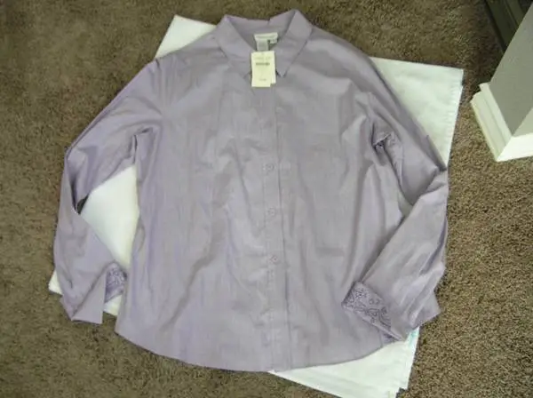 Womens Coldwater Creek Purple Shirt Size L With Tags, New