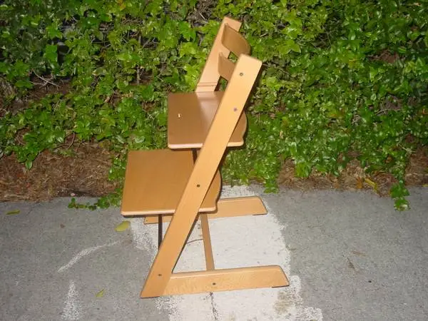 STOKKE HIGH CHAIR NATURAL WOOD BABY TODDLER KID CHILD TRIPP TRAPP