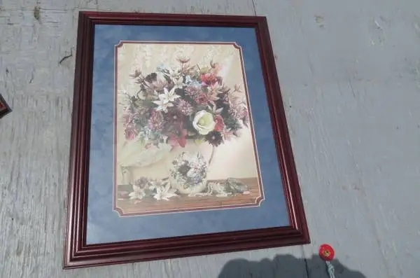 BOUQUET IN VASE - 18x23 - FRAMED