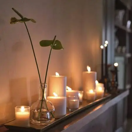 Retail $160 | 35 TRAY Silver-tone Accent Pedestal for Barware Candles