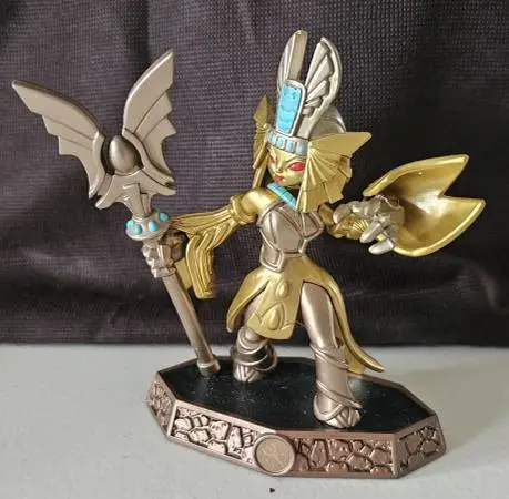 Golden Queen from the Skylanders trap team video game