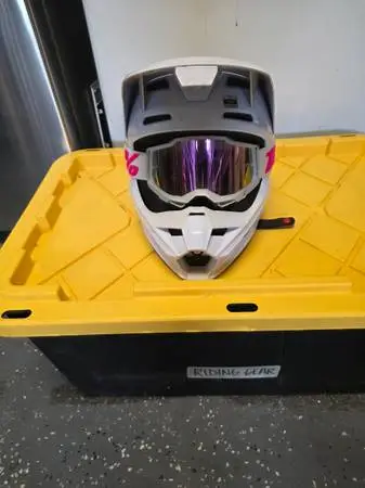 Motorcycle helmets and Goggles!