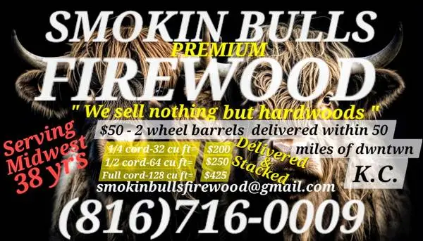 Firewood - delivered and stacked
