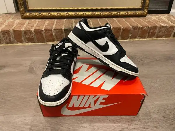 Nike W Dunk Low Retro White Black Panda Sneakers DD1503-101 Men’s Size 7.5 Wom