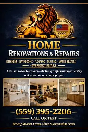🏠 FROM SMALL REPAIRS TO FULL REMODELS | Lic.# 1106634 | Call Today!