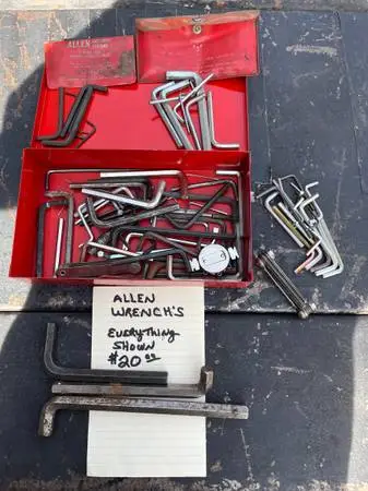 Allen Wrenches and box
