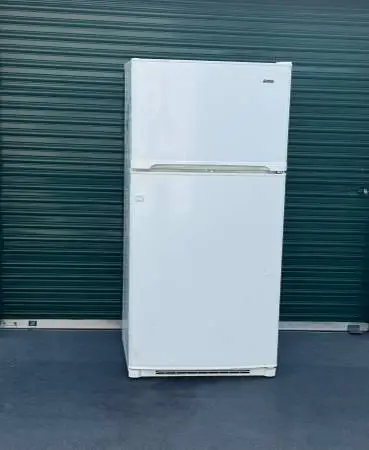 21 cubic refrigerator with freezer (free local delivery)