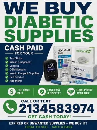 💰 CONTOUR DEXCOM OMNIPOD 5 FREESTYLE libre MEDTRONICS test strips ACCU-CHEK