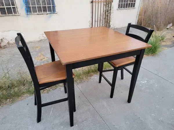 Counter Bar Height dining table desk w/2 bar stool chairs