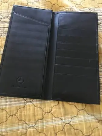 Mercedes black leather wallet