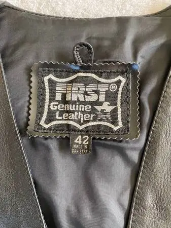 Leather vest