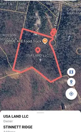 7.7 Acres Mountain top $1000 a month -- off Yellow Breaches Road