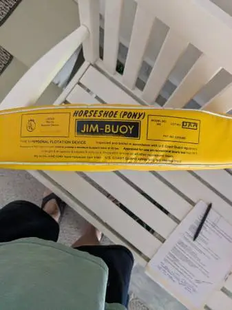 JIM-BUOY HORSESHOE (PONY) TYPE 4 PERSONAL FLOTATION DEVICE