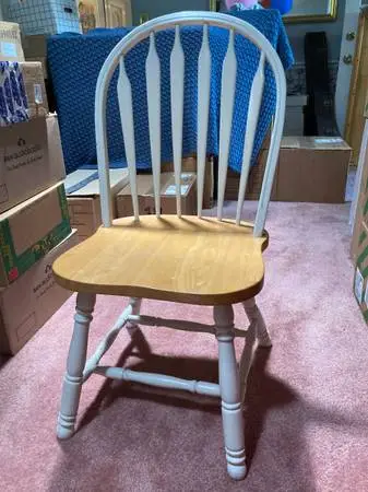 Two-Tone Bow-Back (or hoop back) Windsor Chair