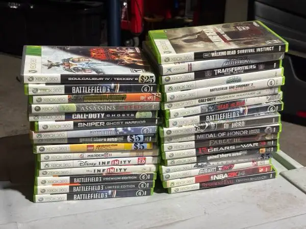 Xbox 360 Video Games Bundle
