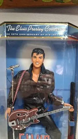 ELVIS COLLECTION 30TH ANNIVERSARY 68 TV SPECIAL  DOLL 1998