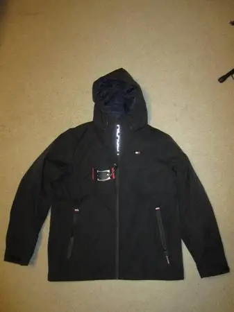 New w Tag Tommy Hilfilger Hooded Performance Jacket Size M or XL