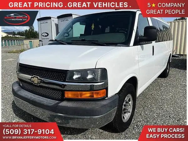 2016 Chevrolet Express 3500 Passenger LT Extended Van 3D - $297/mo