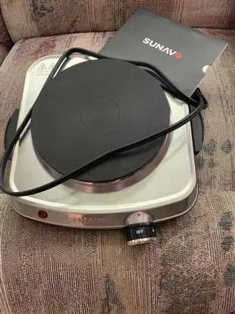 New- SUNAVO 1500W Portable Electric Hot Plate / Single Burner
