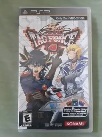 Playstation PSP, Yu-Gi-Oh! 5Ds TAGFORCE 4 Complete-ReTested.. MINT.