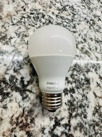 Philips Hue White A19 60W Equivalent Smart Bulb