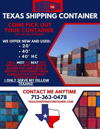 20, 40, SHIPPING CONTAINERS, CONTAINER, STORAGE CONTAINERS, ON SALE!