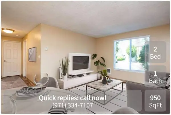 Fantastic neighborhood! Great 2 bed, 1 bath, 950 Sq Ft!