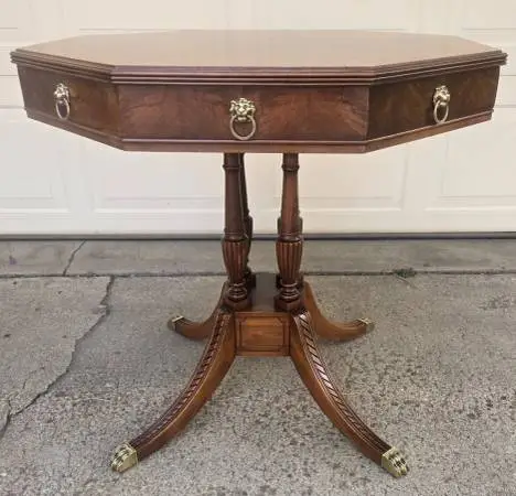 Vintage 1940s Octagon Occasional Table by Kiel Furniture Company