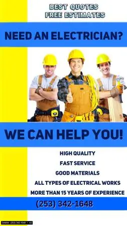 🔌 Affordable Electrician | Same-Day Service | FREE Estimate