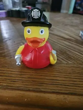 Firefighter rubber duck