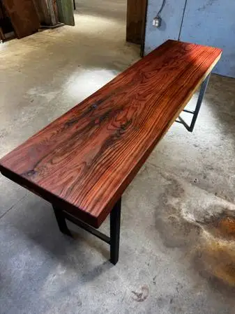Sequoia Redwood Console / Entryway / Sofa Table – Handcrafted