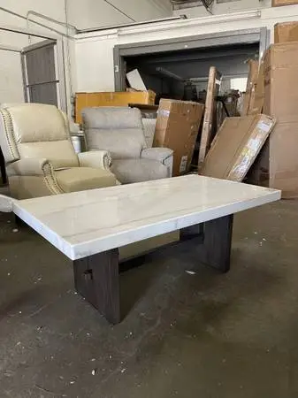 Ashley Burkhaus Marble Coffee Table