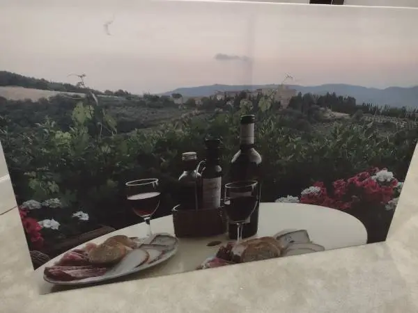 Wine Feast Landscape Large Framed Canvas Picture Portrait 60 X 40